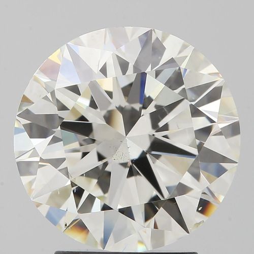 3.04ct K SI1 Excellent Cut Round Diamond