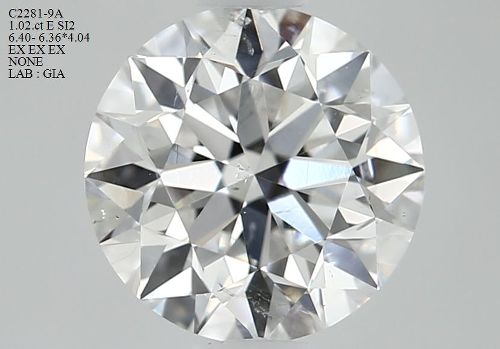 1.02ct E SI2 Excellent Cut Round Diamond