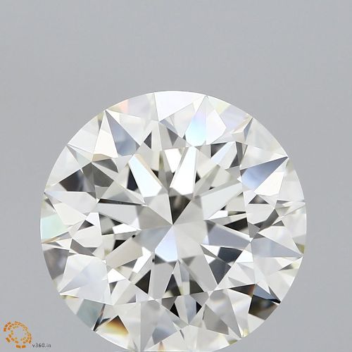 5.13ct K VS1 Rare Carat Ideal Cut Round Diamond