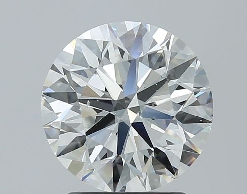 2.10ct F SI1 Rare Carat Ideal Cut Round Diamond