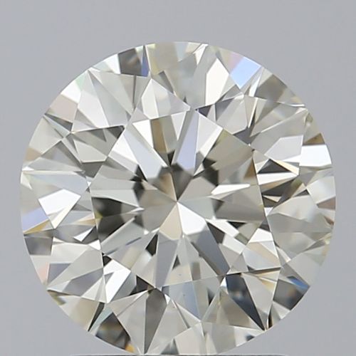 1.90ct K VVS2 Rare Carat Ideal Cut Round Diamond