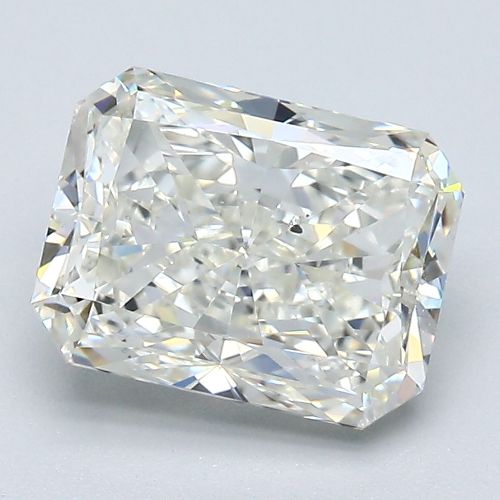 2.51ct J SI1 Rare Carat Ideal Cut Radiant Diamond