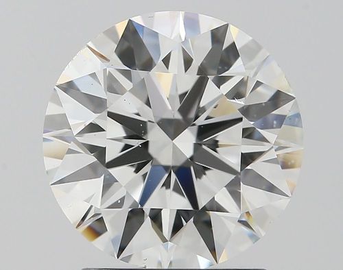 2.07ct E SI1 Rare Carat Ideal Cut Round Diamond