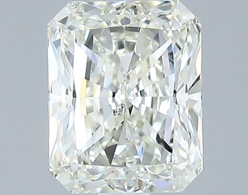 2.01ct K SI2 Rare Carat Ideal Cut Radiant Diamond