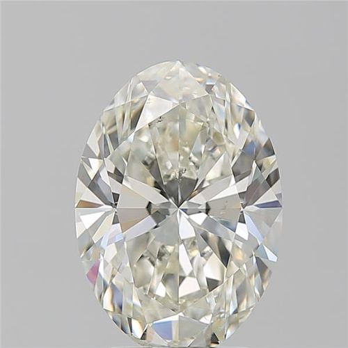 3.22ct K SI1 Rare Carat Ideal Cut Oval Diamond