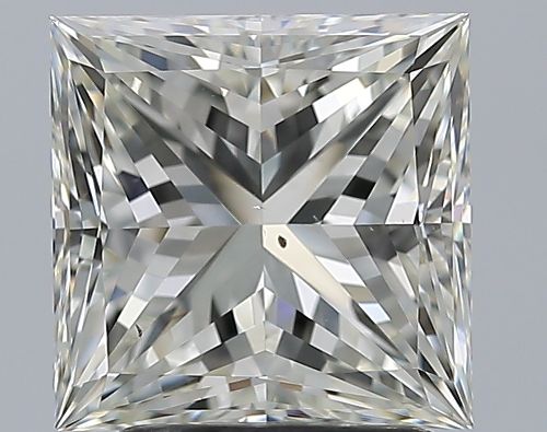 2.65ct J SI1 Excellent Cut Princess Diamond