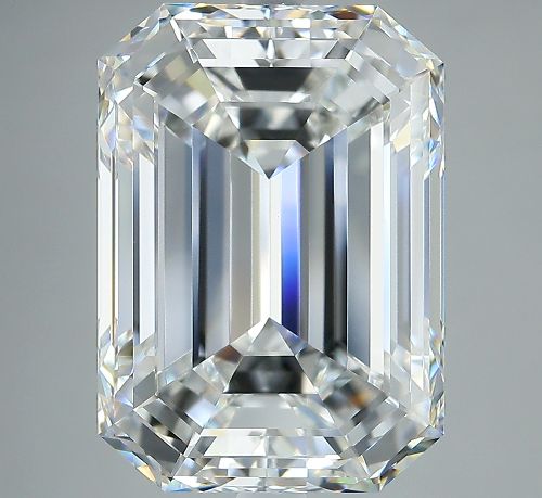 10.12ct F VS1 Rare Carat Ideal Cut Emerald Diamond