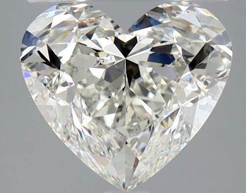 3.03ct J SI1 Rare Carat Ideal Cut Heart Diamond