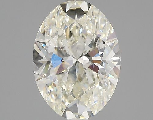 2.50ct K SI2 Rare Carat Ideal Cut Oval Diamond