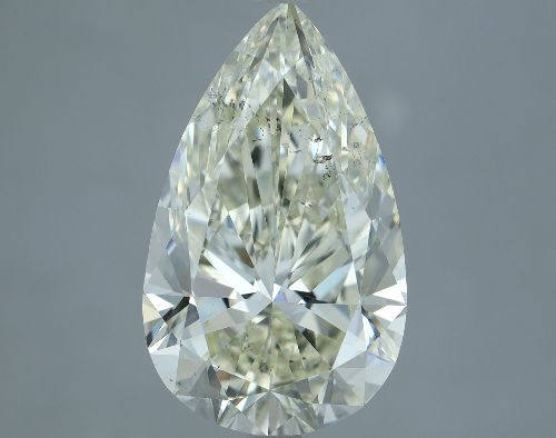 5.02ct K SI1 Rare Carat Ideal Cut Pear Diamond