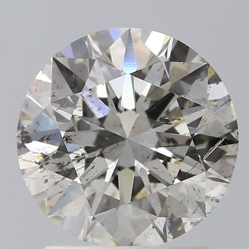 1.53ct I SI2 Rare Carat Ideal Cut Round Diamond