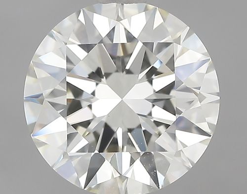 3.01ct K VS1 Rare Carat Ideal Cut Round Diamond