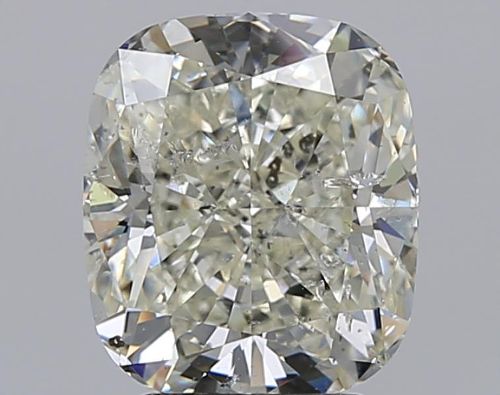 3.51ct J SI2 Rare Carat Ideal Cut Cushion Diamond
