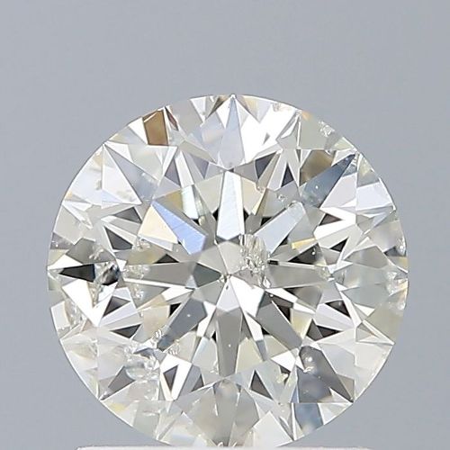 1.08ct I SI2 Rare Carat Ideal Cut Round Diamond