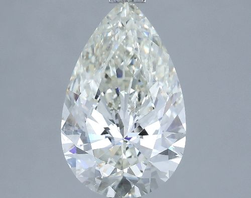 3.02ct I SI1 Rare Carat Ideal Cut Pear Diamond