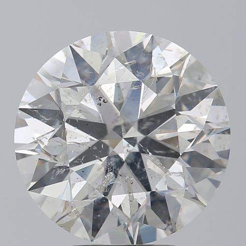 5.01ct H SI2 Rare Carat Ideal Cut Round Diamond