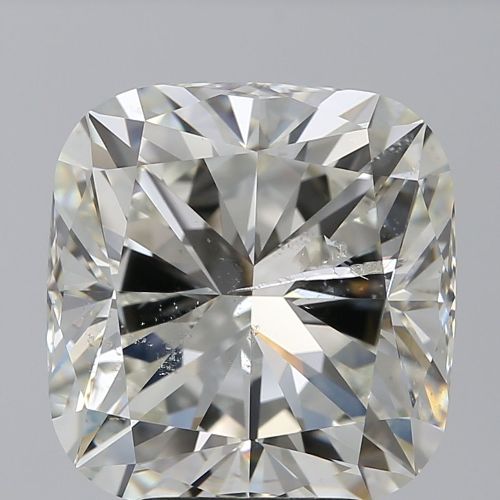 5.07ct I SI2 Rare Carat Ideal Cut Cushion Diamond