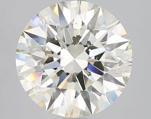 5.02ct K SI1 Rare Carat Ideal Cut Round Diamond