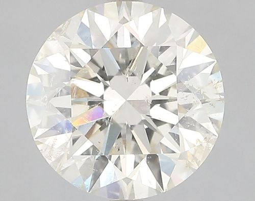 3.05ct J SI2 Rare Carat Ideal Cut Round Diamond