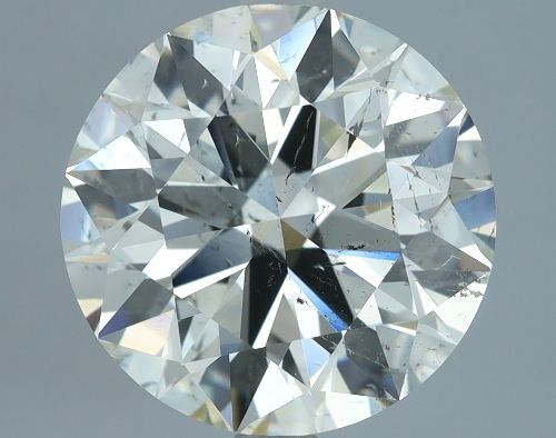 4.05ct K SI2 Rare Carat Ideal Cut Round Diamond