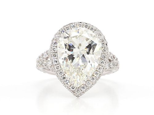 6.01ct J VS1 Very Good Cut Pear Diamond