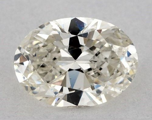 0.78ct K SI1 Very Good Cut Oval Diamond