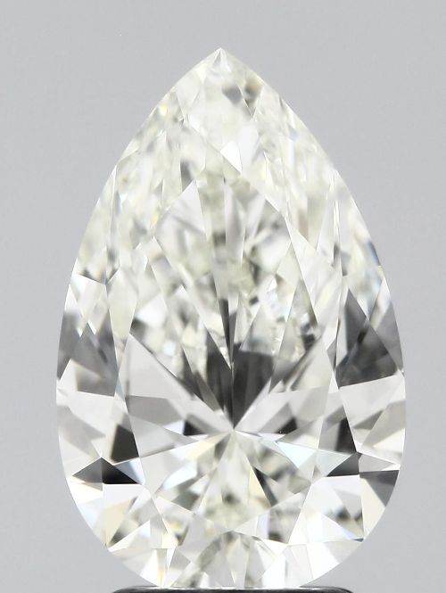 3.06ct J VVS2 Rare Carat Ideal Cut Pear Diamond