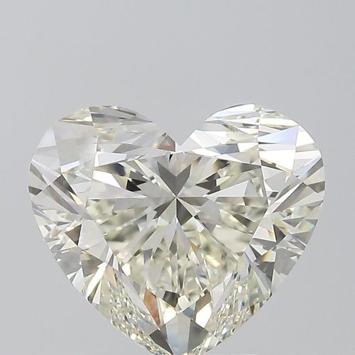 3.02ct K VVS2 Rare Carat Ideal Cut Heart Diamond