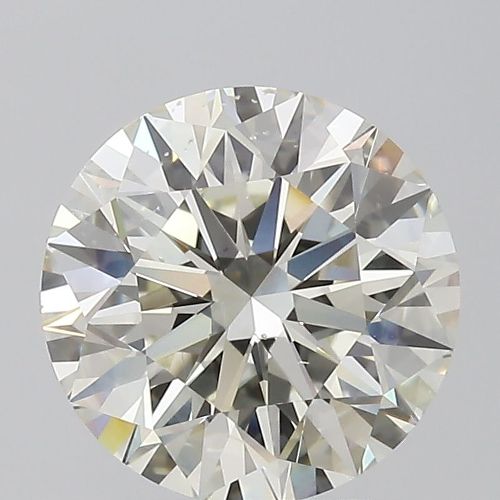 2.53ct K VS2 Rare Carat Ideal Cut Round Diamond