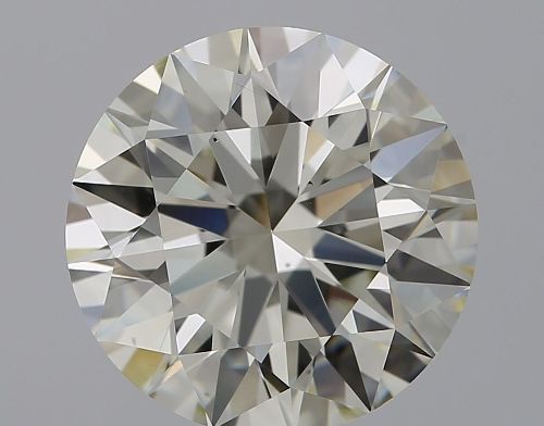 3.08ct J VS2 Rare Carat Ideal Cut Round Diamond