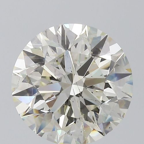 4.01ct K SI2 Excellent Cut Round Diamond