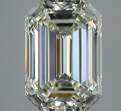 3.04ct K IF Rare Carat Ideal Cut Emerald Diamond