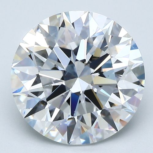 5.01ct E SI1 Rare Carat Ideal Cut Round Diamond