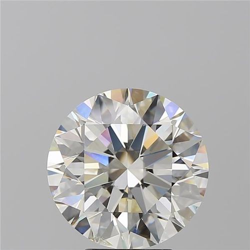 5.01ct K SI1 Rare Carat Ideal Cut Round Diamond