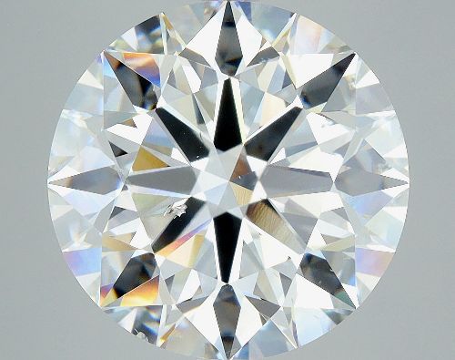 7.07ct G SI1 Rare Carat Ideal Cut Round Diamond