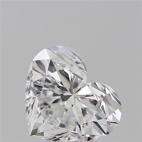 3.06ct F VVS1 Rare Carat Ideal Cut Heart Diamond