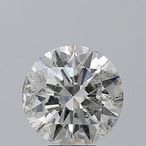 3.02ct K SI2 Rare Carat Ideal Cut Radiant Diamond