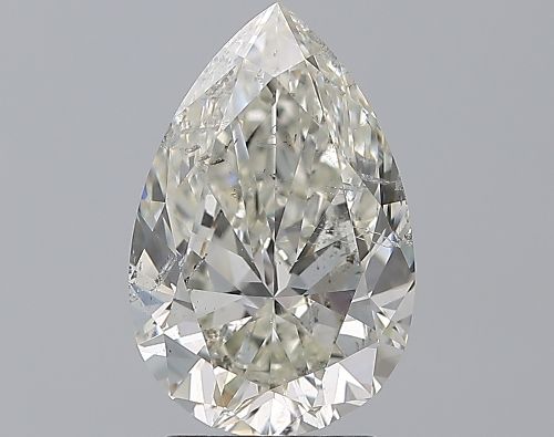 3.00ct H SI2 Rare Carat Ideal Cut Pear Diamond