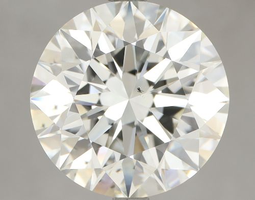 6.01ct K VS2 Rare Carat Ideal Cut Round Diamond