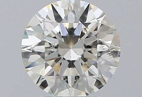 2.55ct K SI2 Rare Carat Ideal Cut Round Diamond