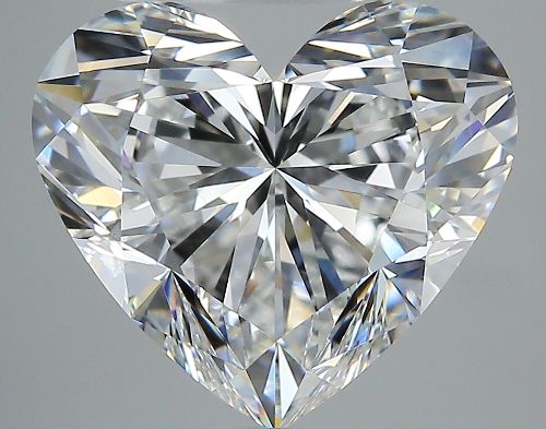 5.07ct E VS1 Rare Carat Ideal Cut Heart Diamond