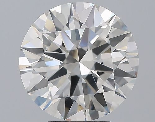 5.01ct H SI1 Rare Carat Ideal Cut Round Diamond