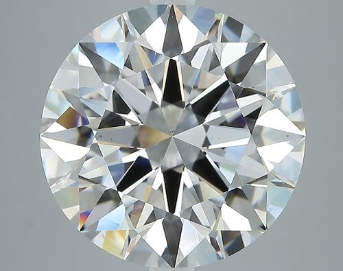 5.80ct F VS2 Rare Carat Ideal Cut Round Diamond