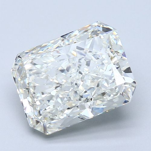 5.03ct J SI2 Rare Carat Ideal Cut Radiant Diamond