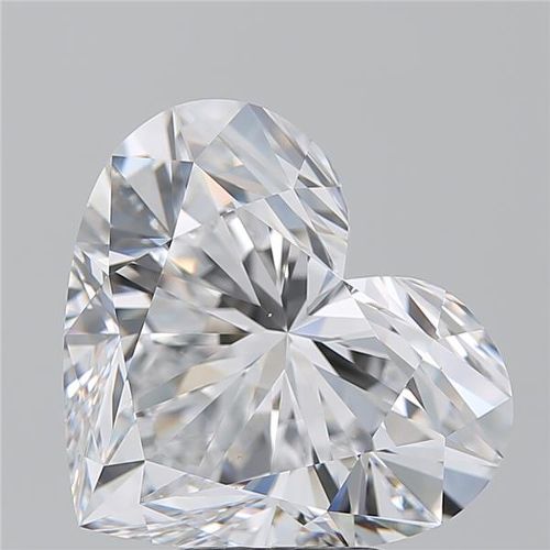 5.27ct D VS2 Excellent Cut Heart Diamond
