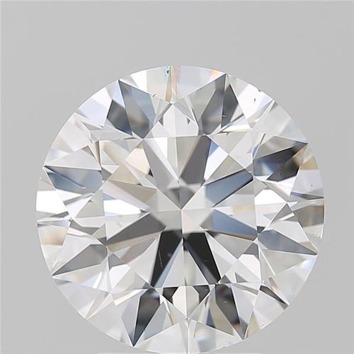 4.17ct H VS2 Rare Carat Ideal Cut Round Diamond