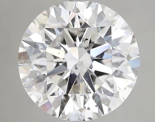 5.60ct D SI2 Rare Carat Ideal Cut Round Diamond