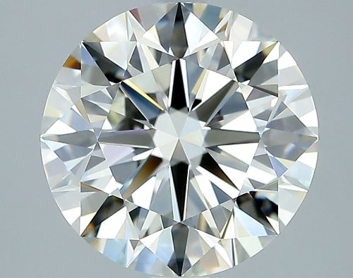 3.09ct I IF Rare Carat Ideal Cut Round Diamond