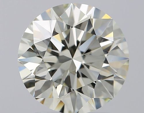 2.04ct K VVS2 Rare Carat Ideal Cut Round Diamond