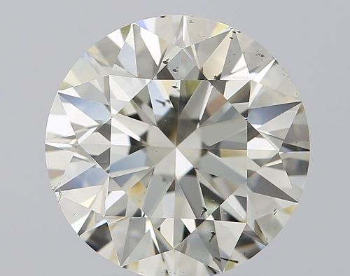 2.52ct J SI1 Rare Carat Ideal Cut Round Diamond